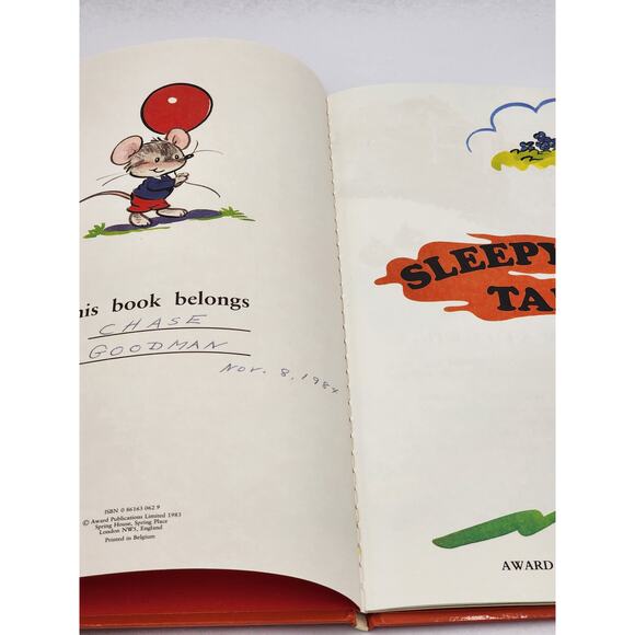 Bedtime Book Collection Of Fairy Tales Illustrated Sleepy Time Childrens 1980s - Picture 8 of 10